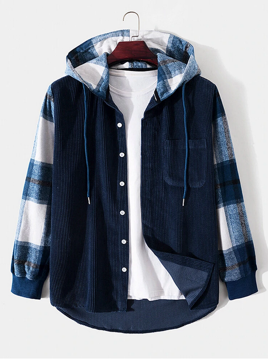 Buy Now! Men's Print Breathable Hooded Shirt Pack!