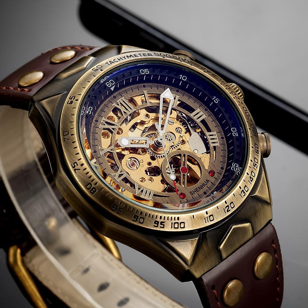 Mechanical Watch Men Automatic Steampunk Watch