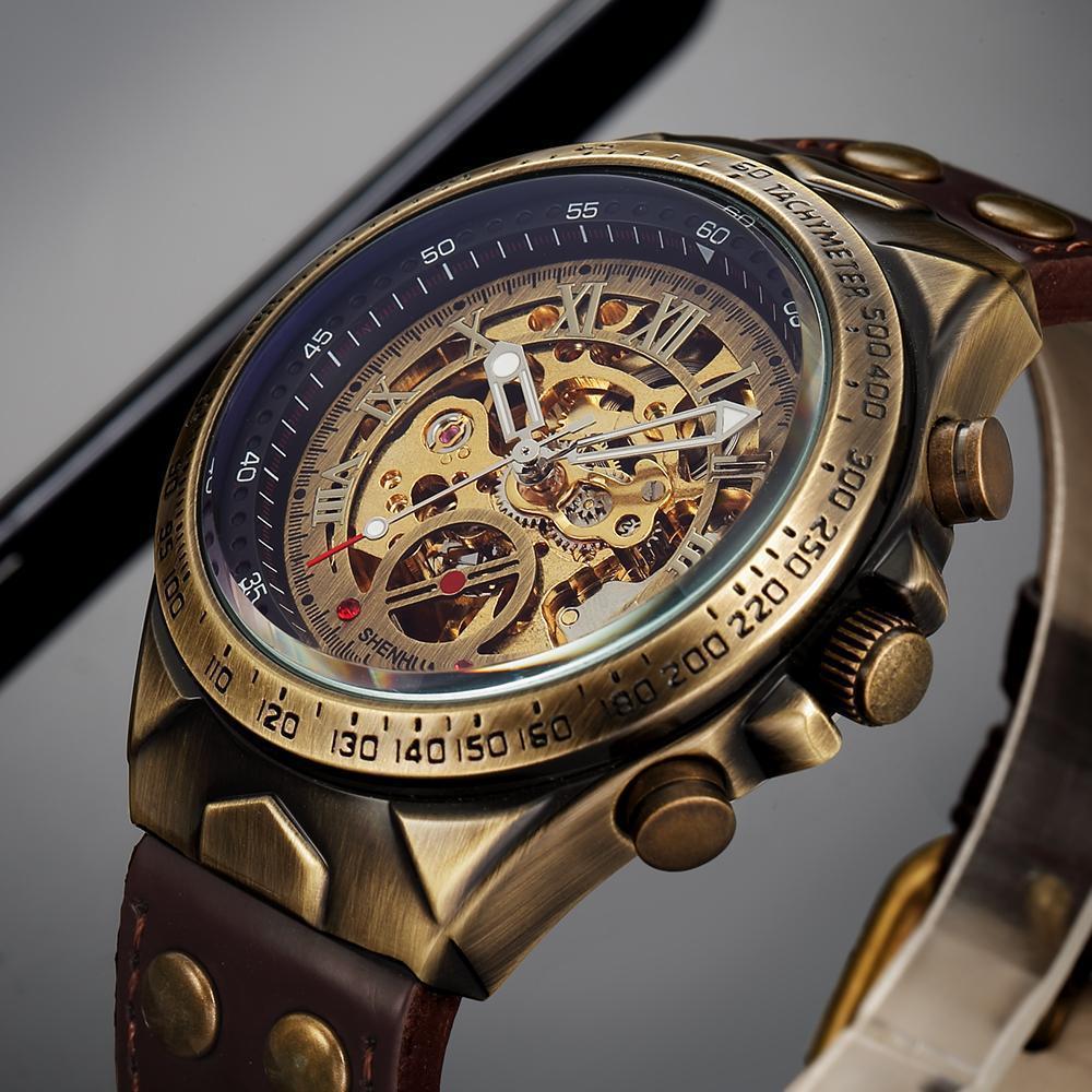 Mechanical Watch Men Automatic Steampunk Watch