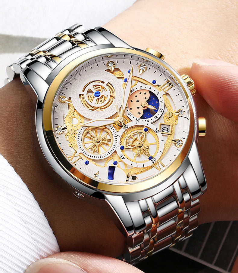 Fashionable Sun Moon Star Wristwatches