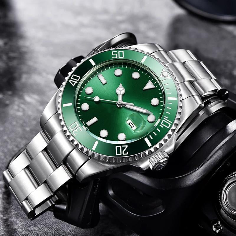 Luxury Men Watches Automatic Green Watch Men