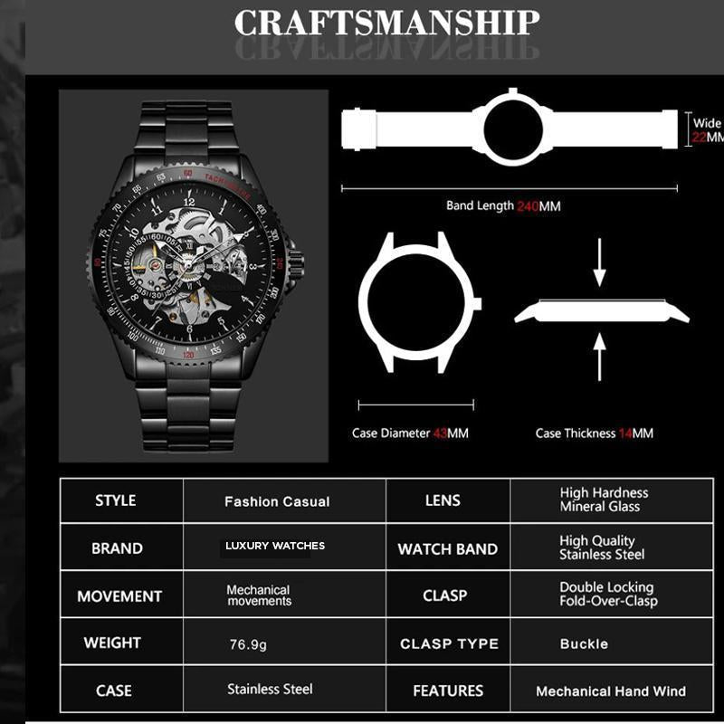 Men Automatic Mechanical Watch