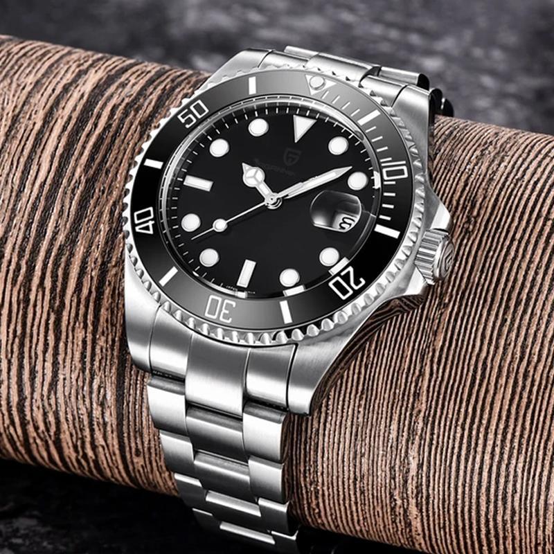 Luxury Men Watches Automatic Black Watch Men